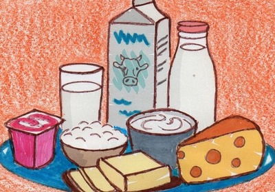 Молоко и молочные продукты в загадках