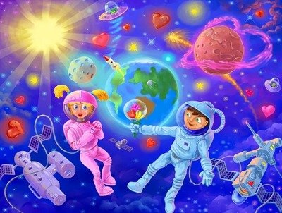 Космонавт, космос — короткие стихи о профессиях