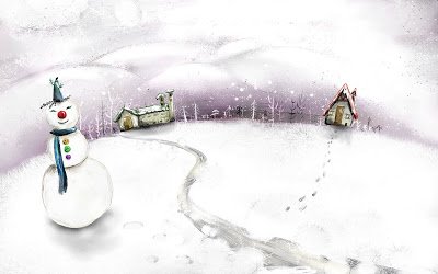 Снеговик в веселых зимних загадках для детей