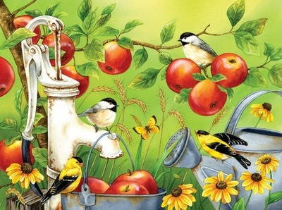 Яблоки, яблони, яблоневый сад — стихи для детей