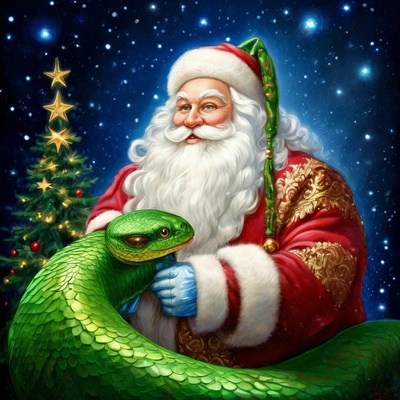 Мудрая Змея и Дед Мороз - новогодний сценарий